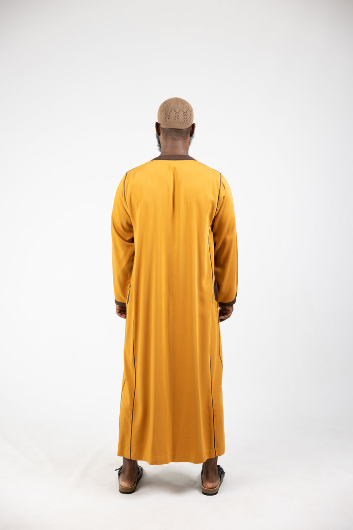 Caftan Men Fes Classic Tan Brown