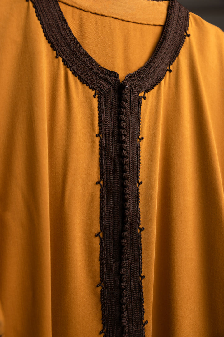 Caftan Men Fes Classic Tan Brown