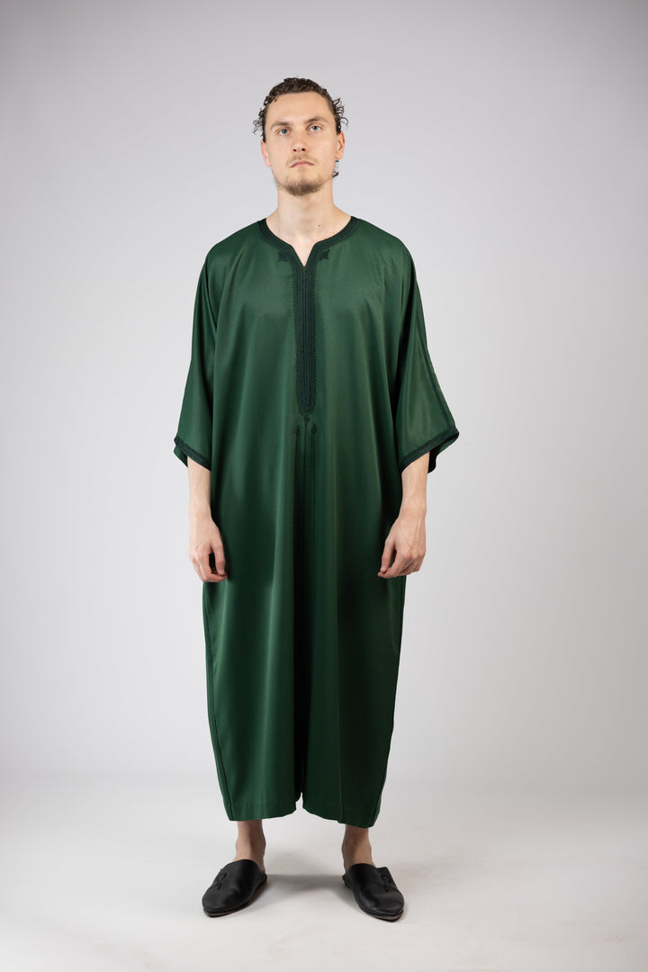 Gandora Gabardine Dark Green Front Shot